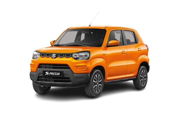Suzuki S-Presso orange disponible à la location à Huahine
